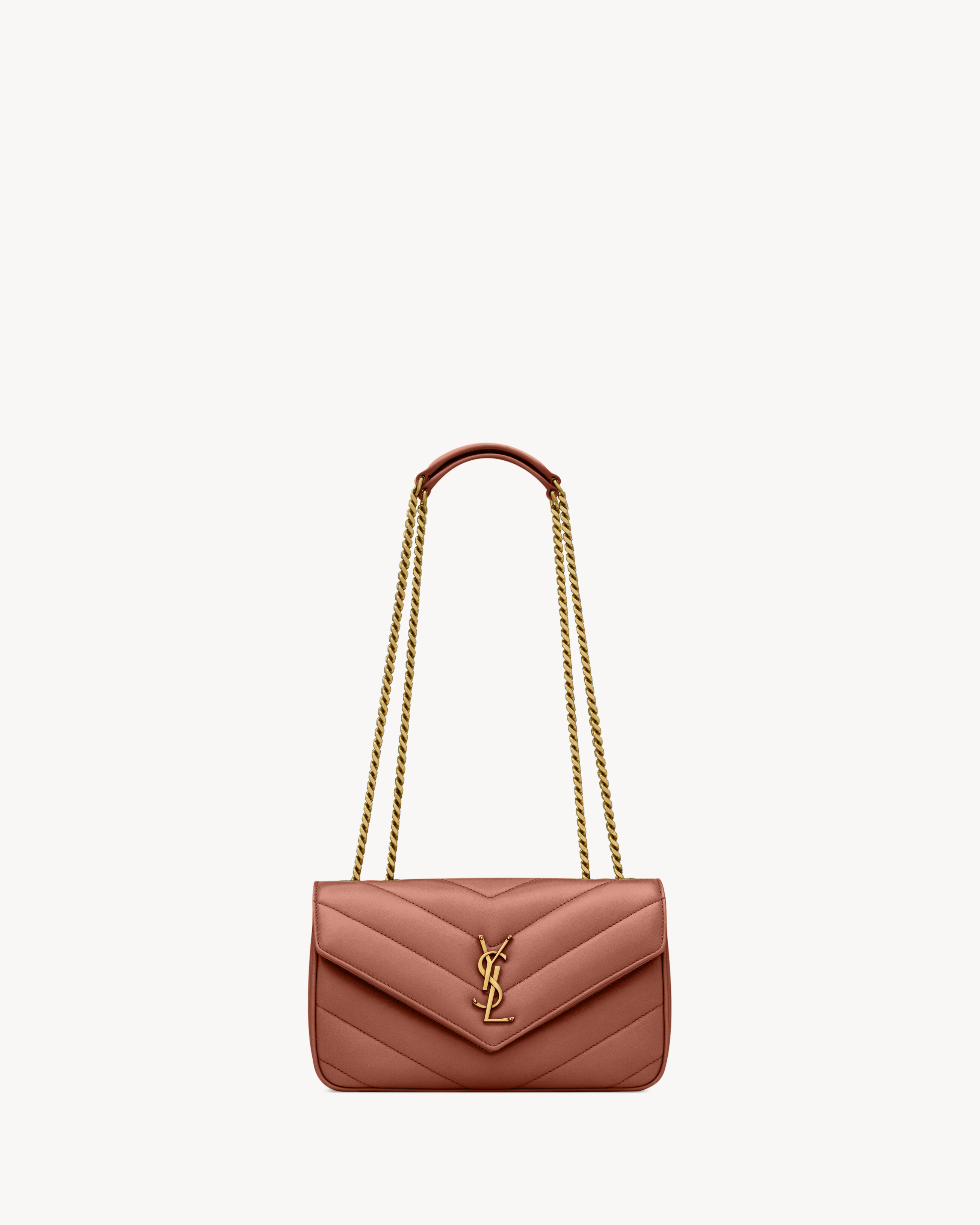 LOULOU small in MATELASSÉ lambskin