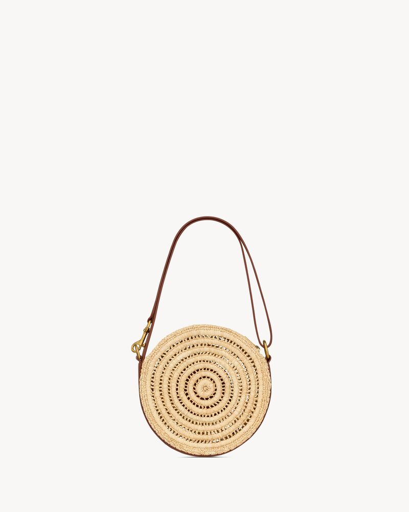 Ysl raffia round bag Clearance