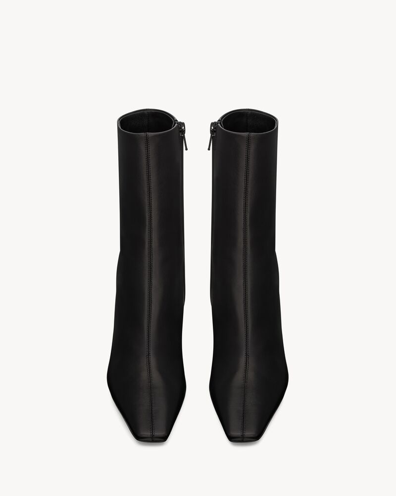 JILL booties in smooth leather