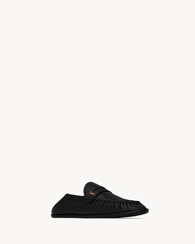 LE LOAFER penny slippers in smooth leather