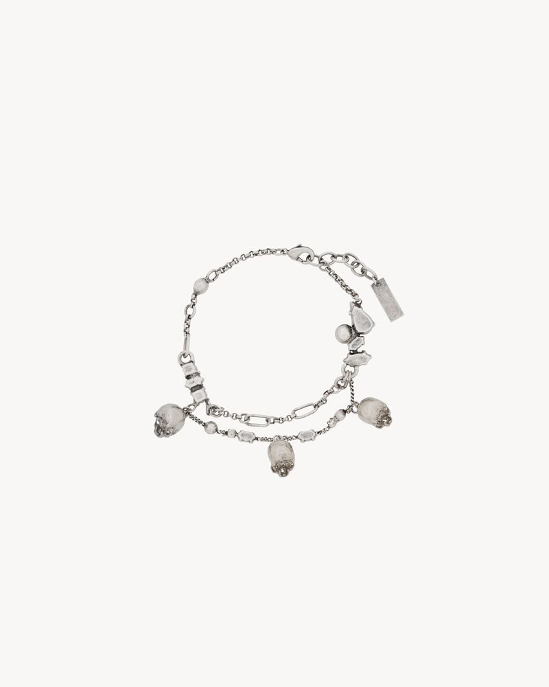 CASSANDRE charm bracelet in metal and rhinestone | Saint
