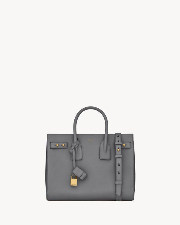 SAC DE JOUR aus weichem genarbten Leder SMALL Saint Laurent YSL