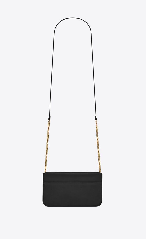 cassandre phone holder in smooth leather