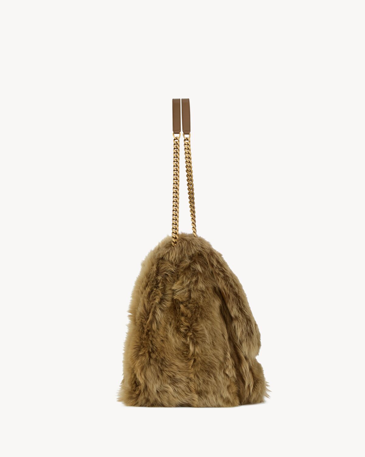 Borsa Niki oversize in shearling