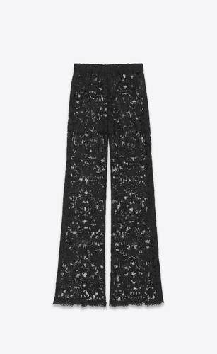 Shorts de talle alto con lunares Saint Laurent de Tejido sintético de color Negro Mujer Ropa de Shorts de Minishorts 