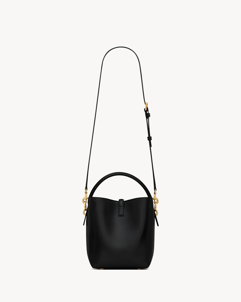 Saint Laurent Le 37 YSL Patent Leather Bucket Bag