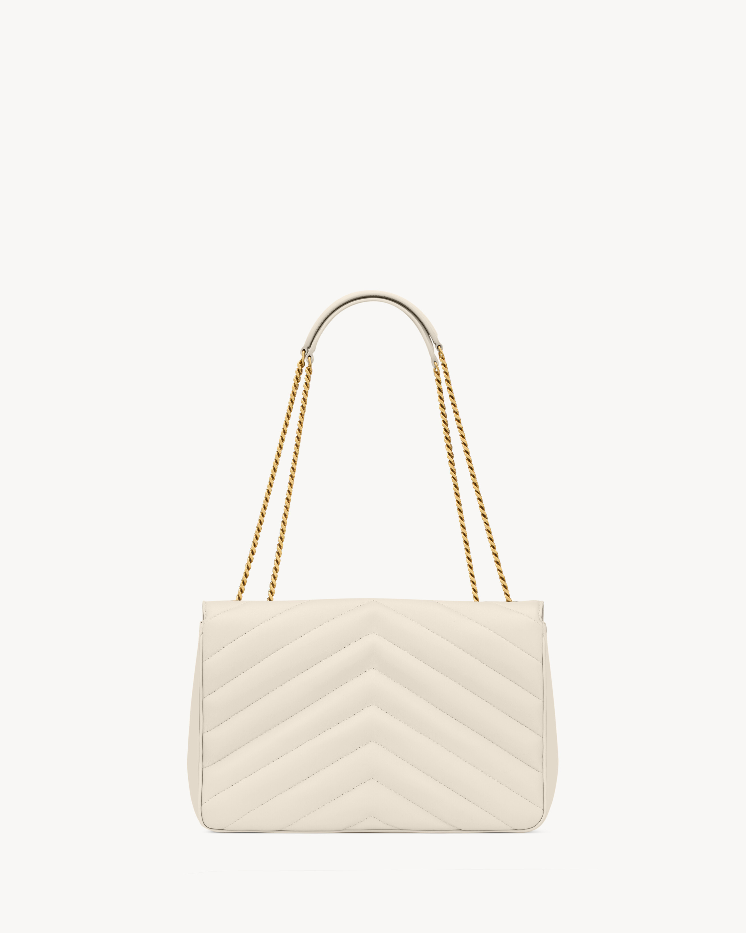 LOULOU large in MATELASSÉ lambskin