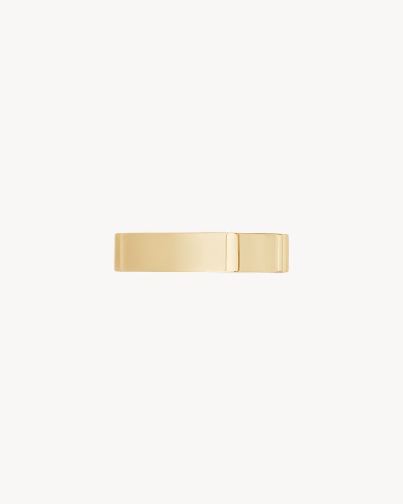 Manchette fine en or jaune 18 carats