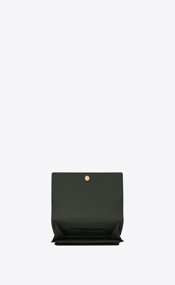 medium sunset satchel in smooth leather