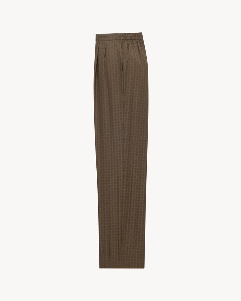 SAINT LAURENT pants in silk twill