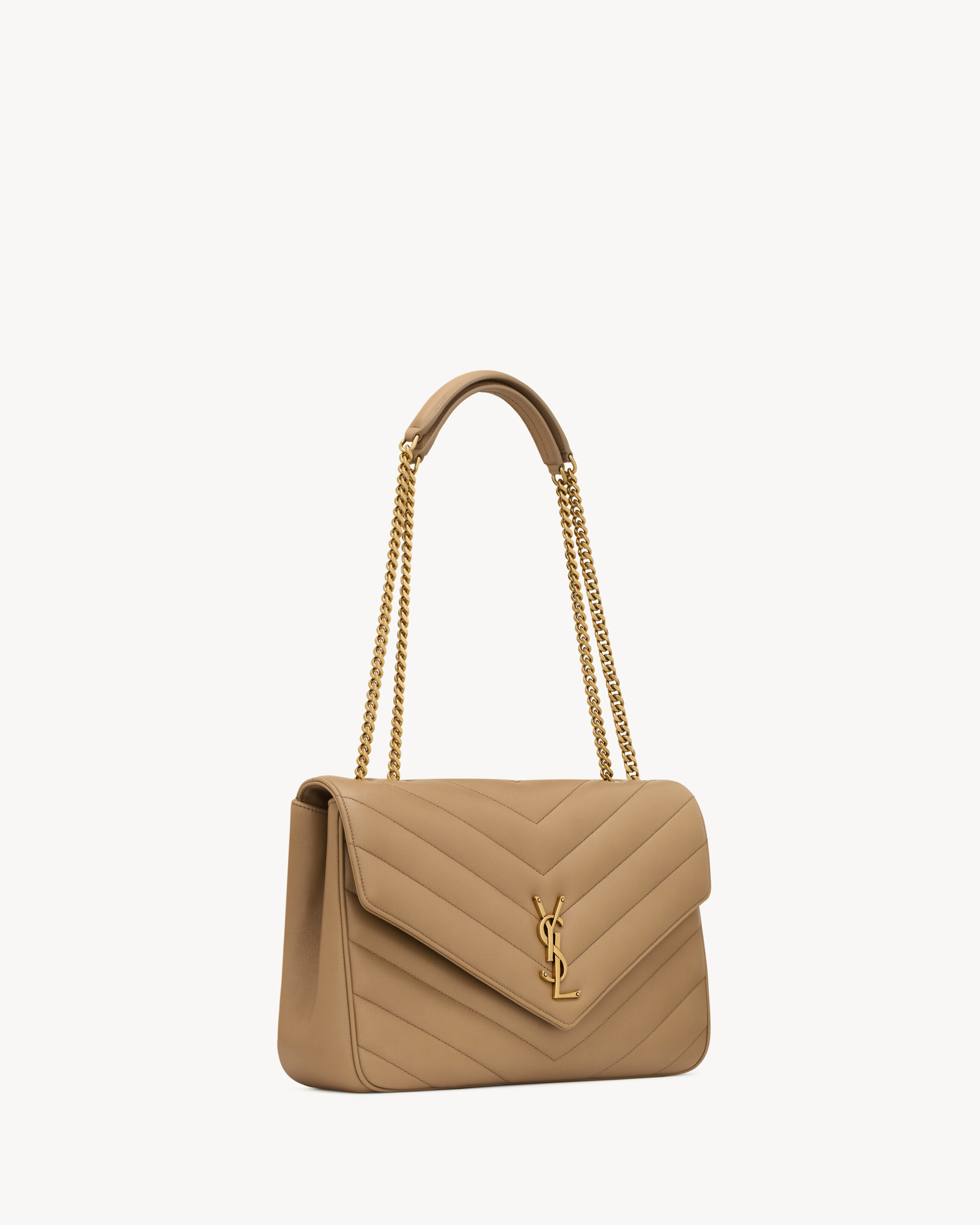 LOULOU large in MATELASSÉ lambskin