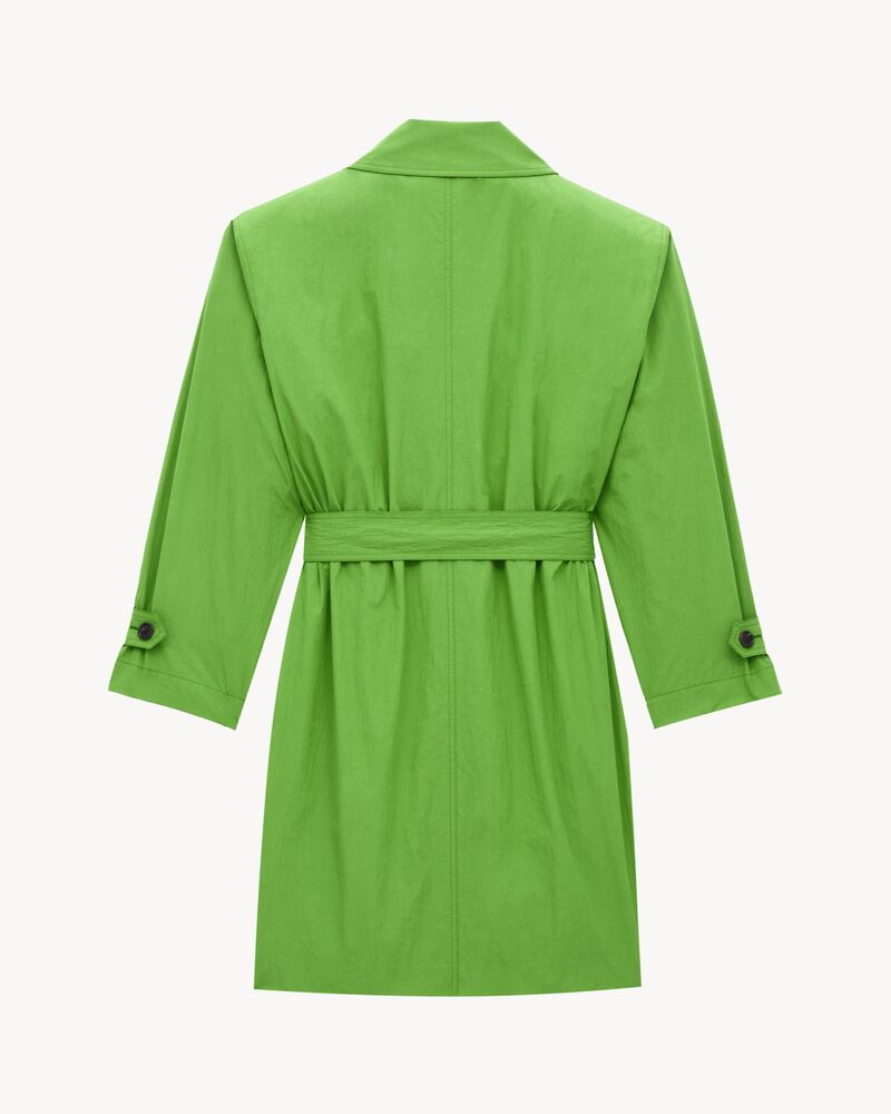 Car coat in taffetà