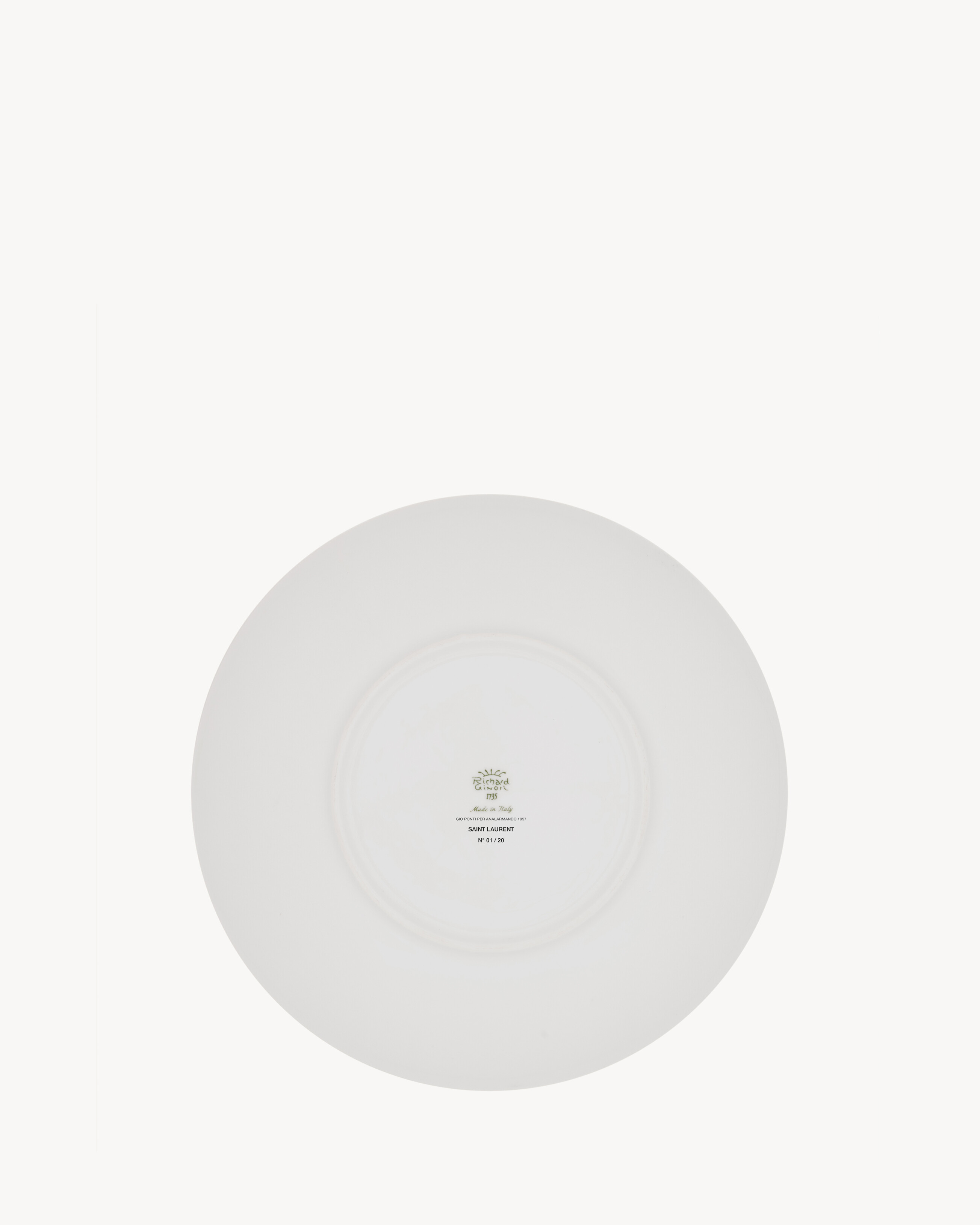 GINORI 1735 GIO PONTI PLATE IN PORCELAIN