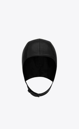 aviator hat in leather
