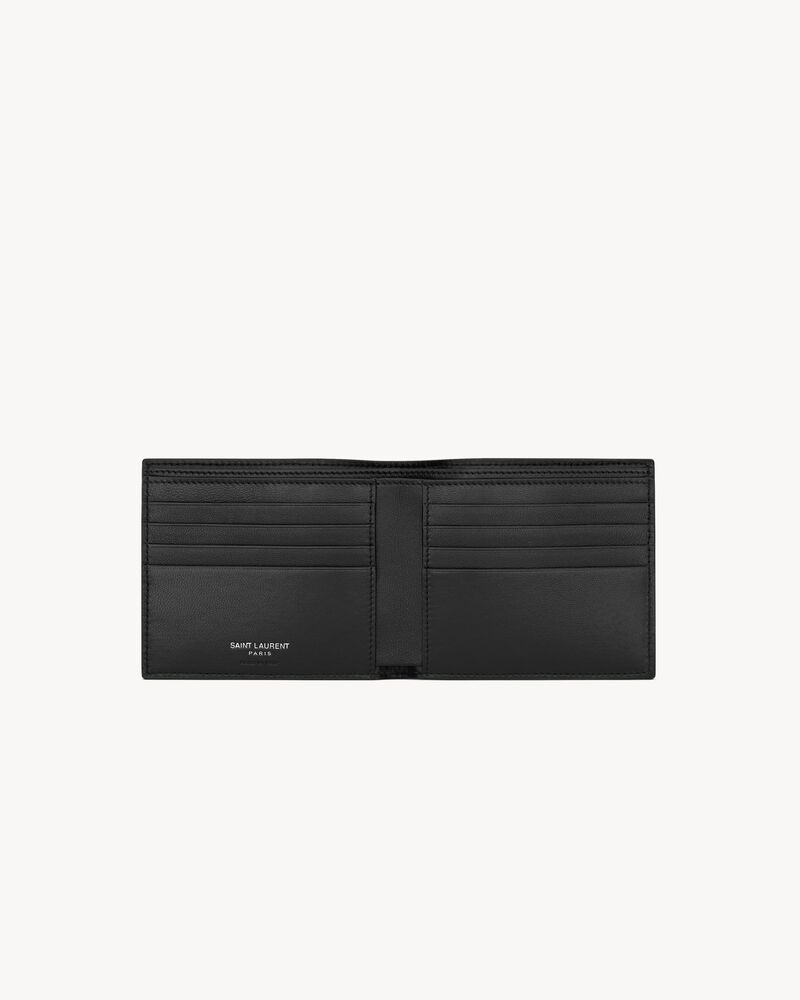 SAINT LAURENT PARIS East/West wallet in grained leather