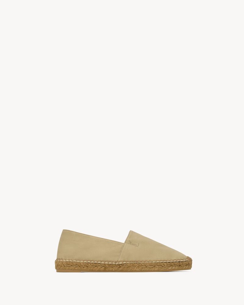 espadrilles in cotton gabardine