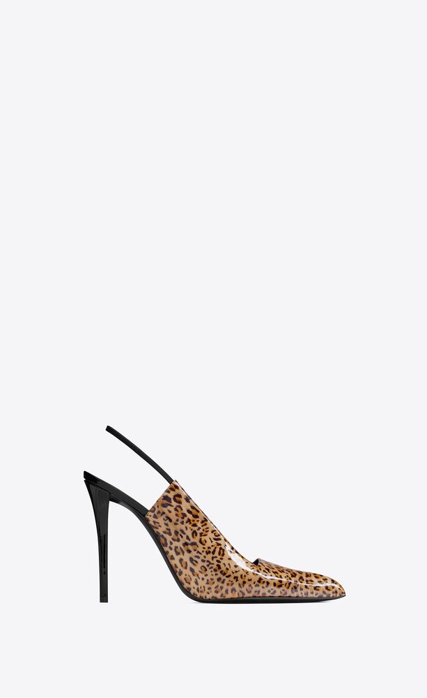 Spring/autumn Fashion Leopard Print Square Toe Chain Decor Women's Flat  Shoes