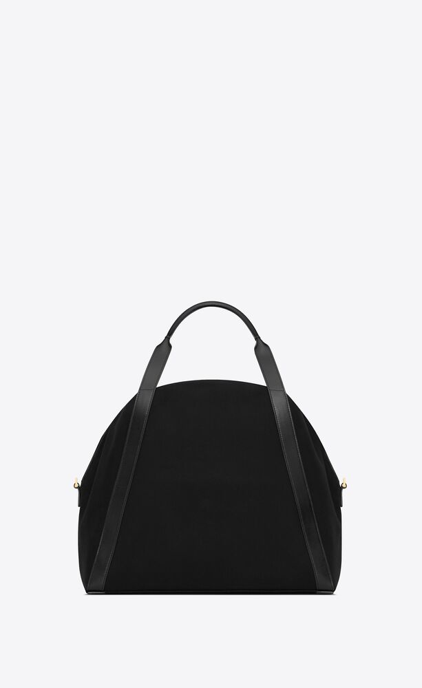 rive gauche bowling tote in canvas