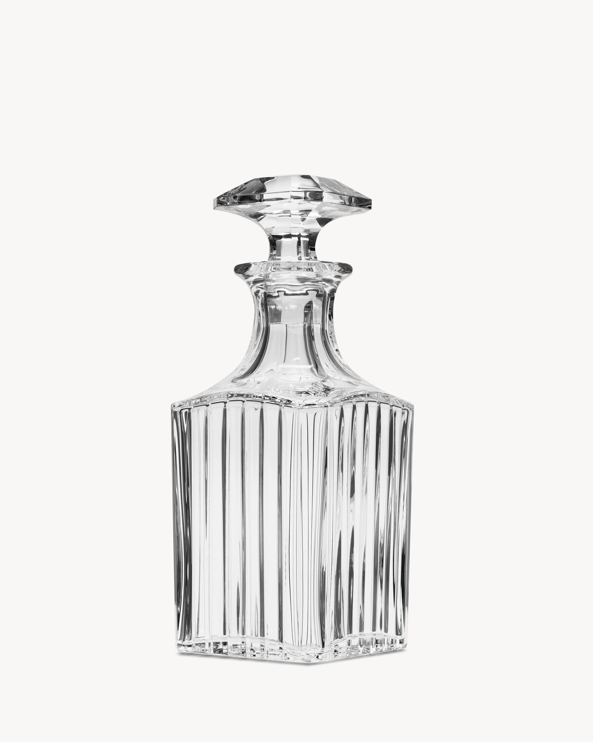 Baccarat Harmonie whiskey squared decanter