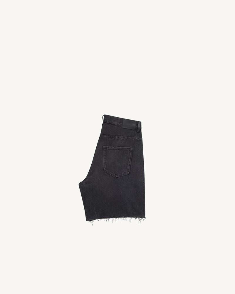 Bermudas de denim negro Vendôme