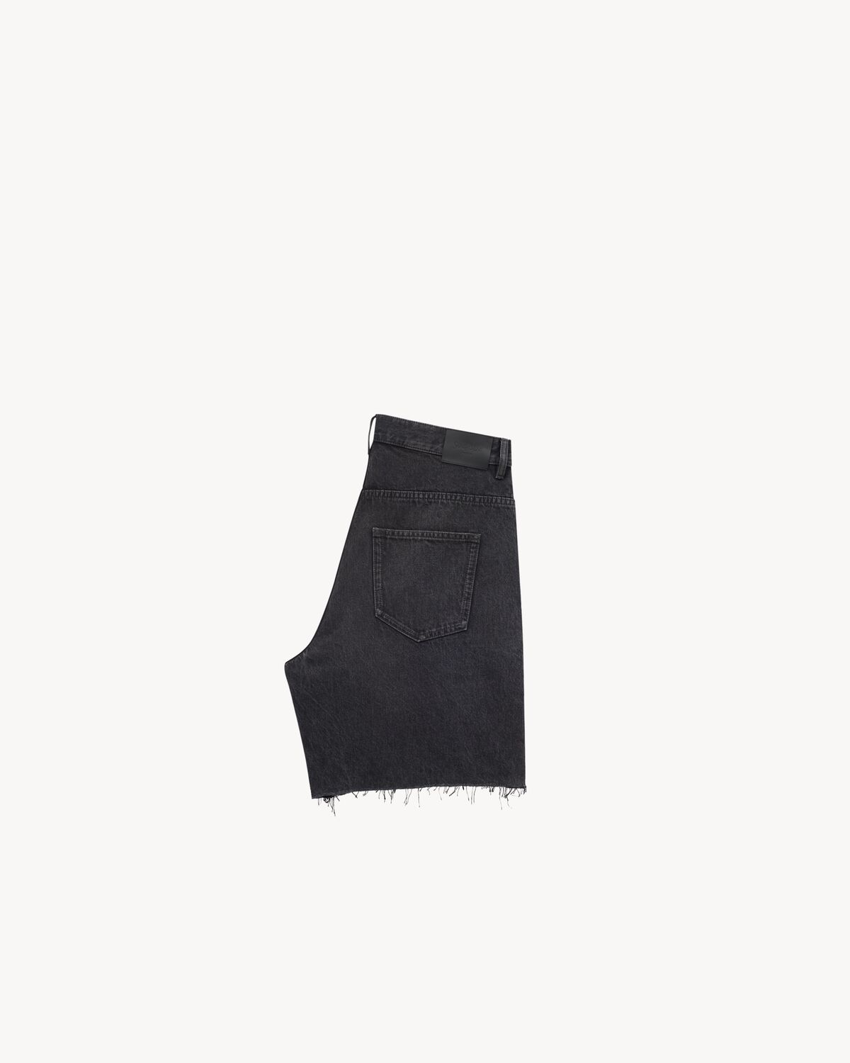 bermuda shorts in black vendôme denim