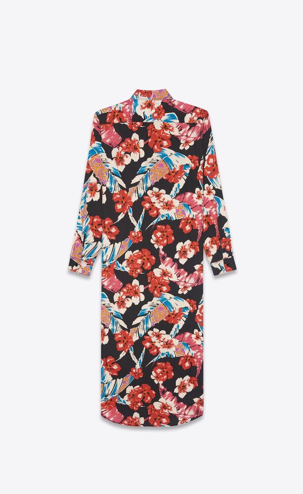 saint laurent hawaiian shirt long sleeve