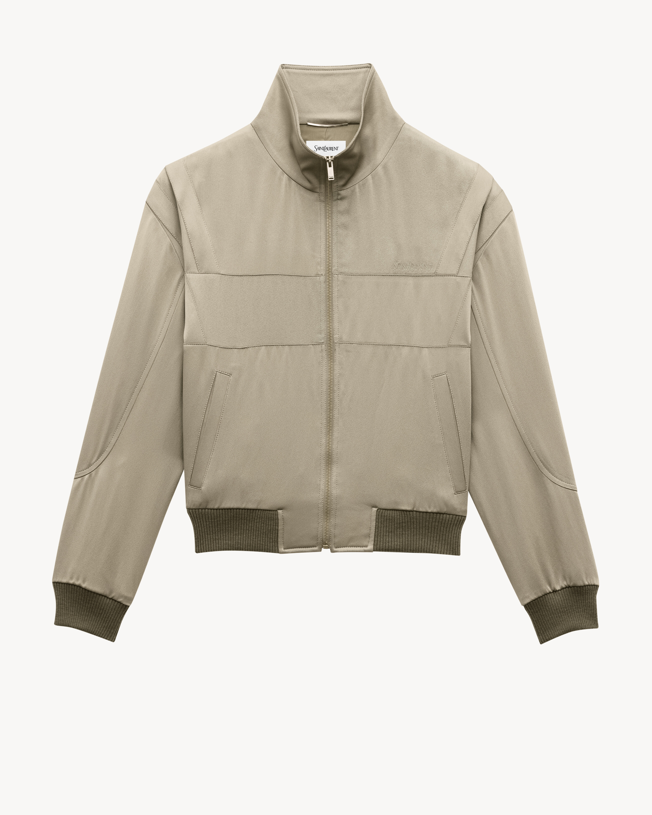 Saint Laurent blouson in Satin
