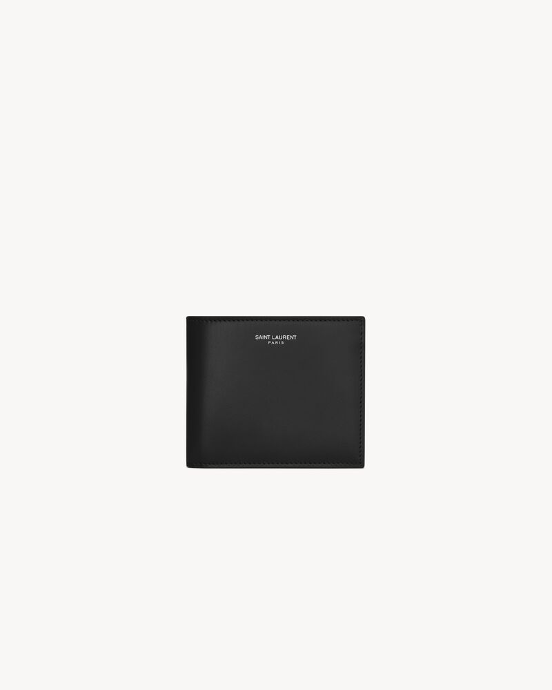 SAINT LAURENT PARIS East/West wallet with coin purse in smooth leather