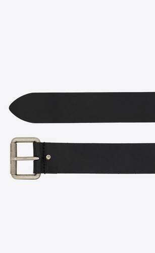 motorcycle belt in vegetable-tanned leather