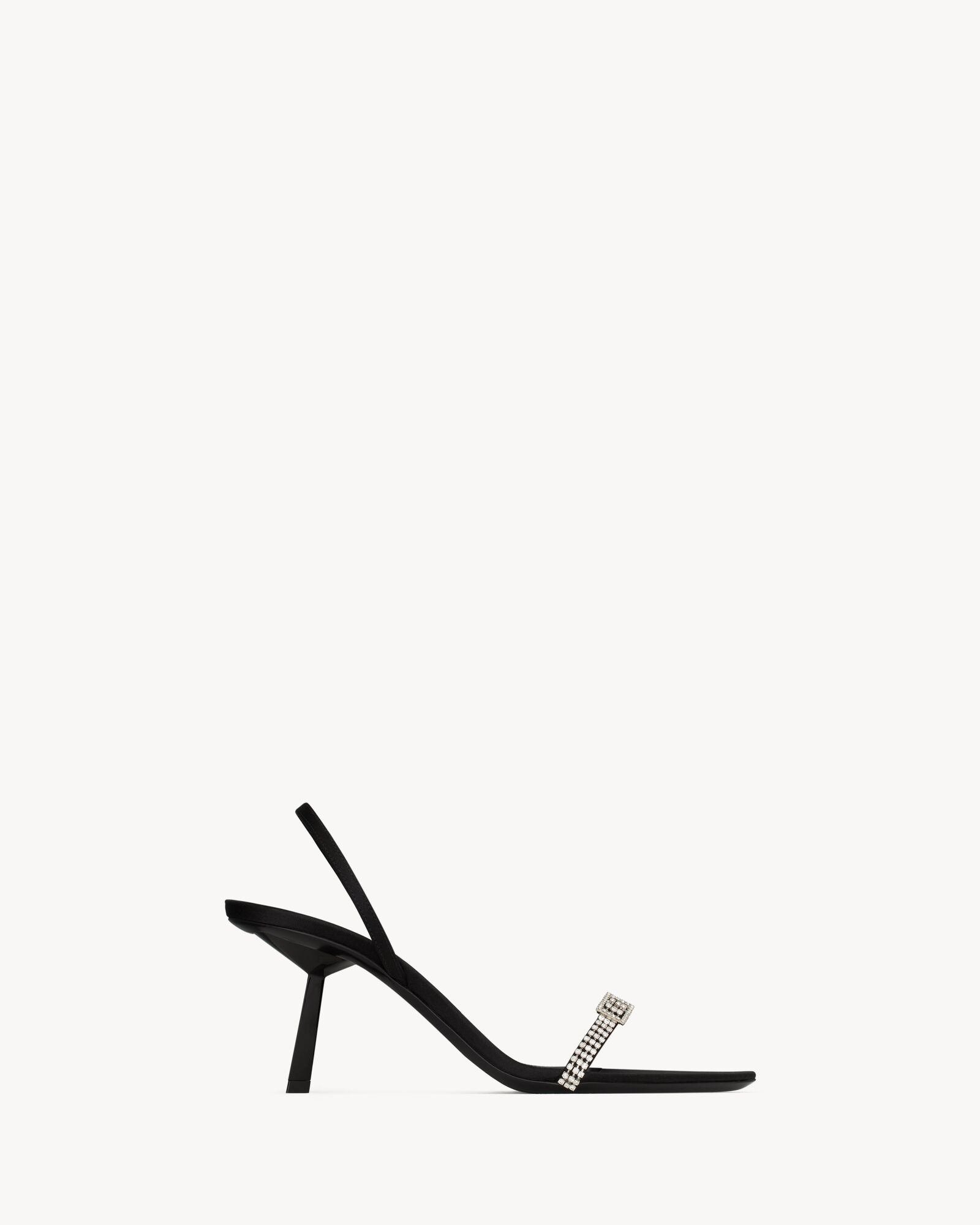 RENDEZ-VOUS sandals in satin crepe | Saint Laurent | YSL.com