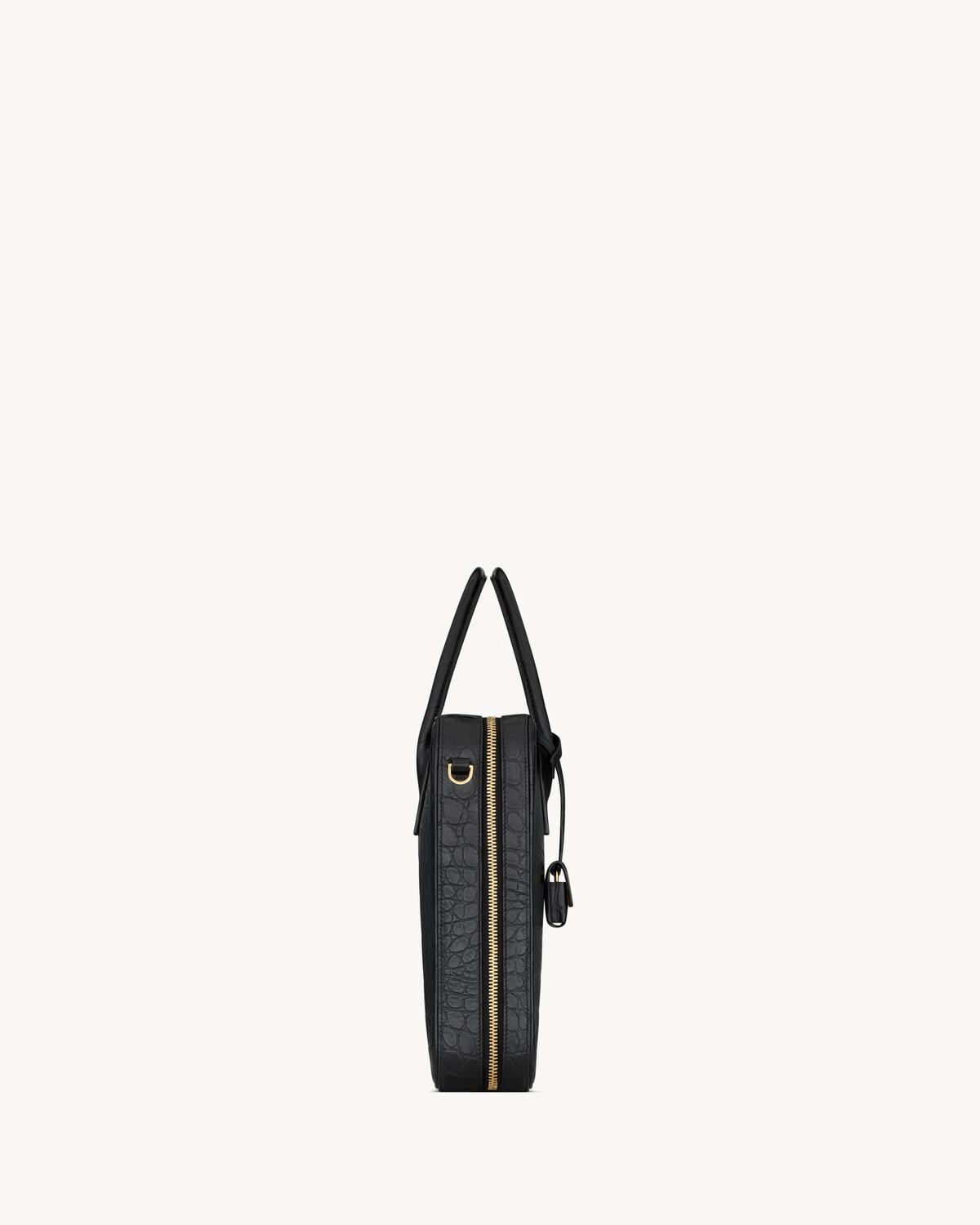 sac de jour large slim bauletto bag in alligator