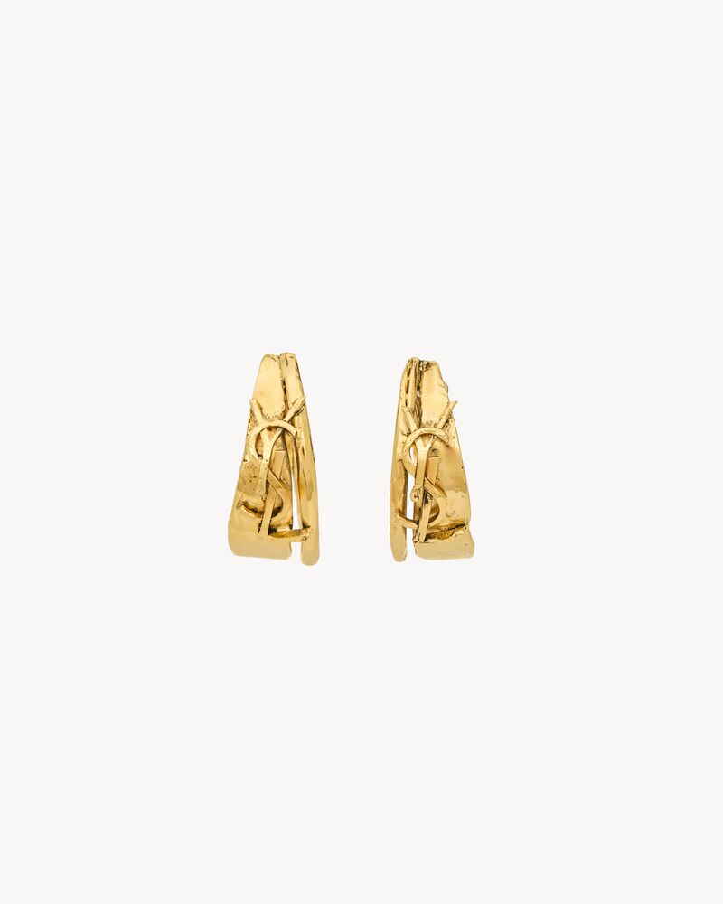large CASSANDRE earrings in metal