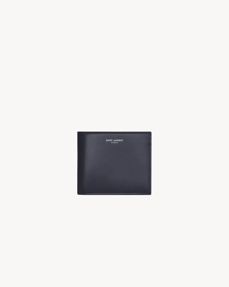 SAINT LAURENT PARIS East/West wallet with coin purse in smooth leather