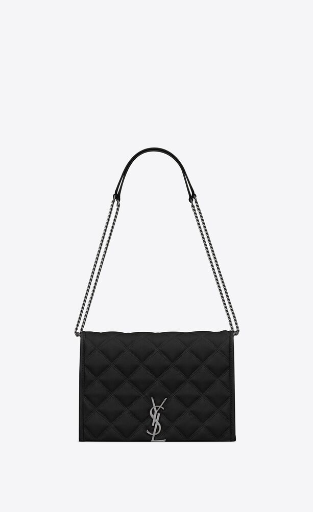 ysl black quilted purse