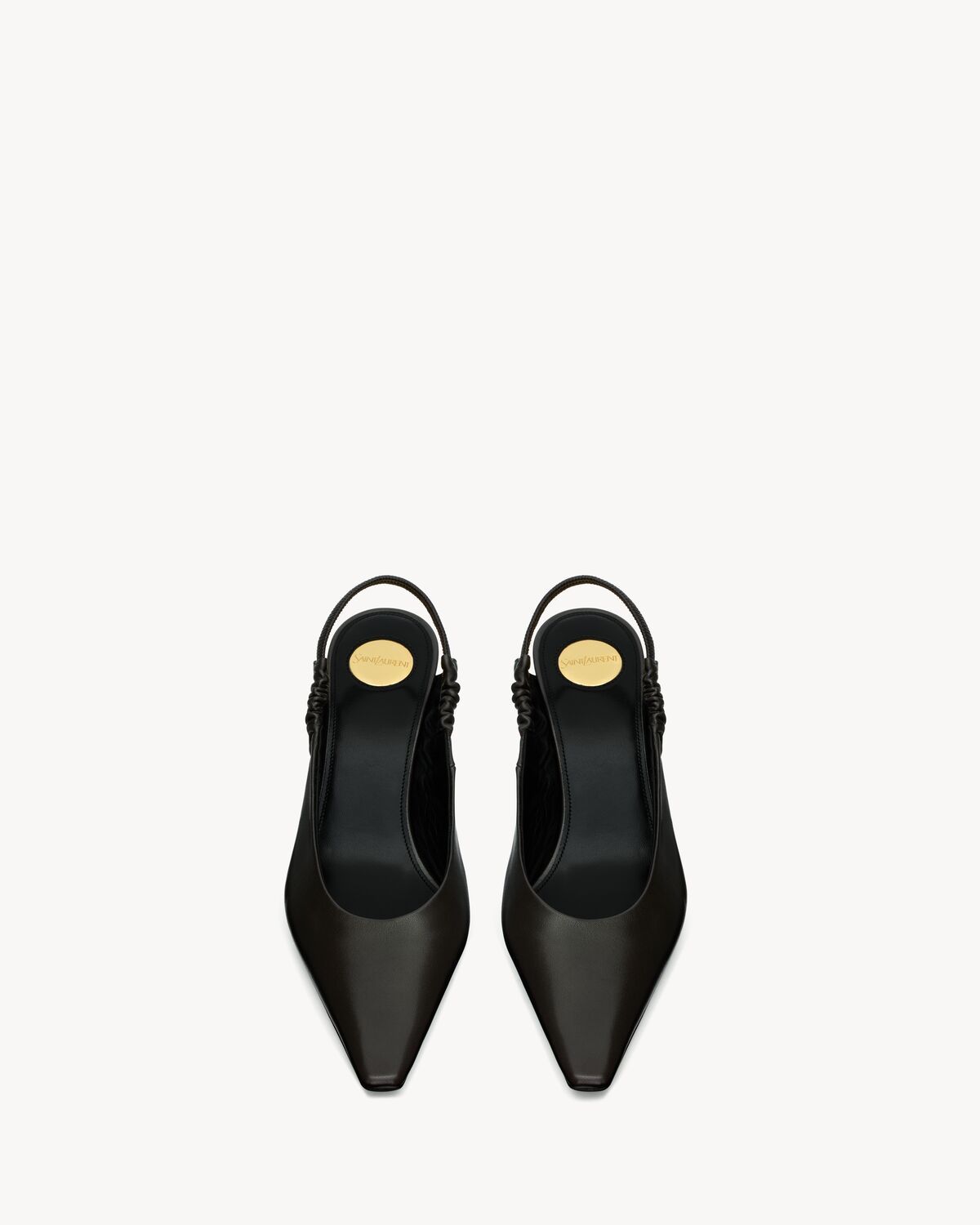 anne-marie slingback pumps in smooth leather