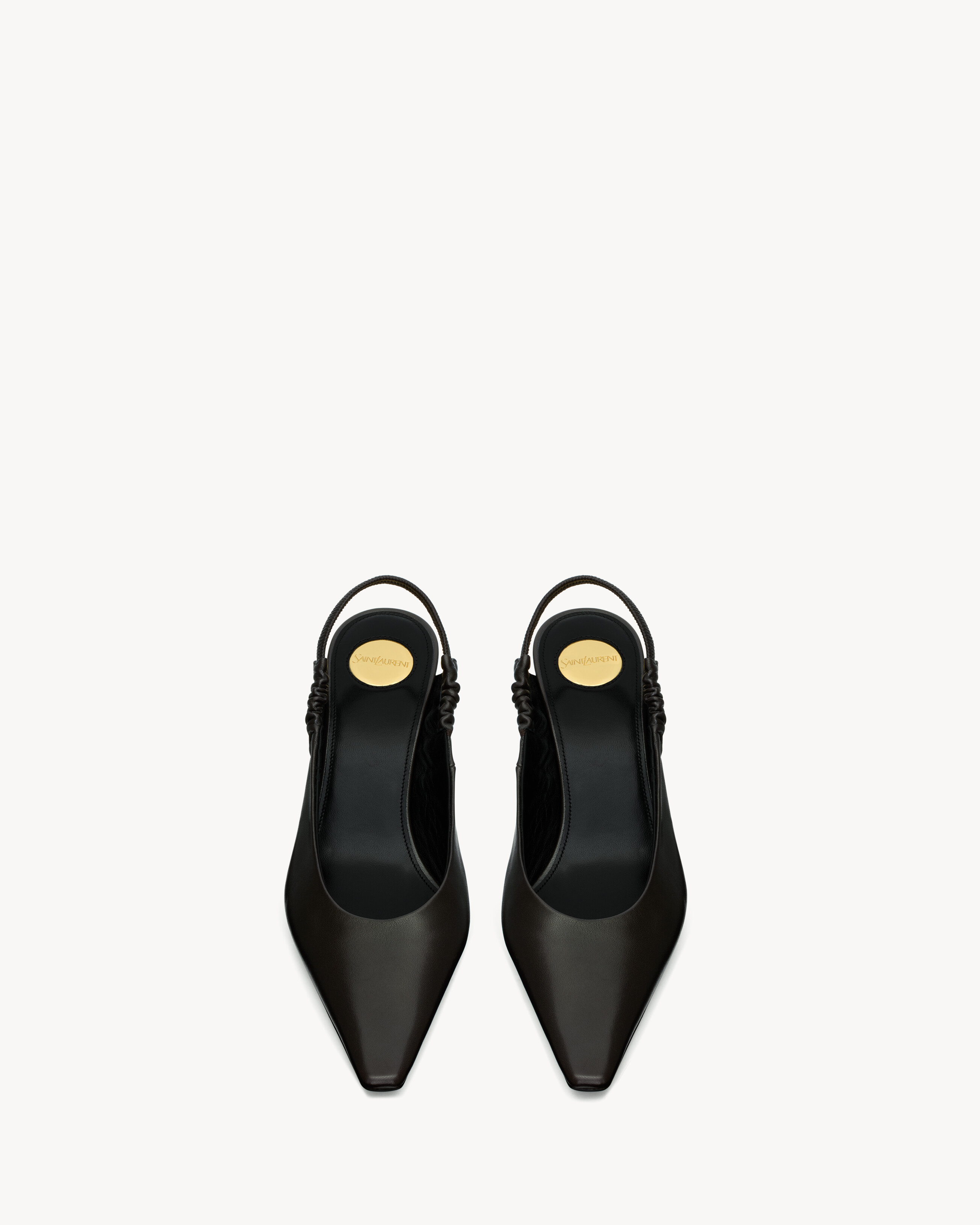 ANNE-MARIE slingback pumps in smooth leather