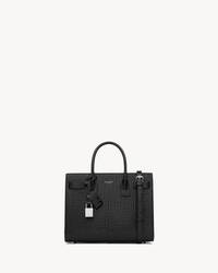 SAC DE JOUR IN EMBOSSED CROCODILE LEATHER - baby