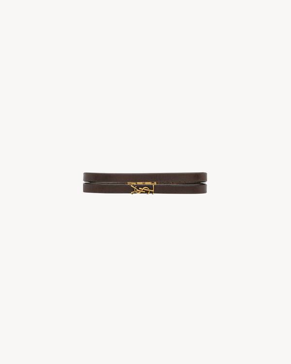サンローラン　レザーブレスレット　カサンドラ カサンドラ ブレスレット（レザー） | Saint Laurent サン