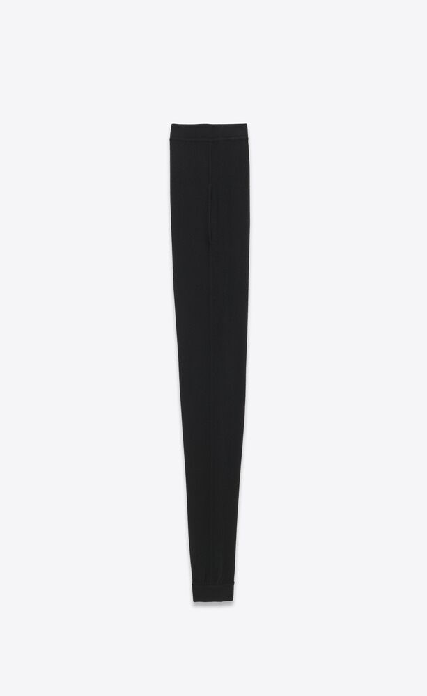 Black Knitted-cashmere leggings, Saint Laurent