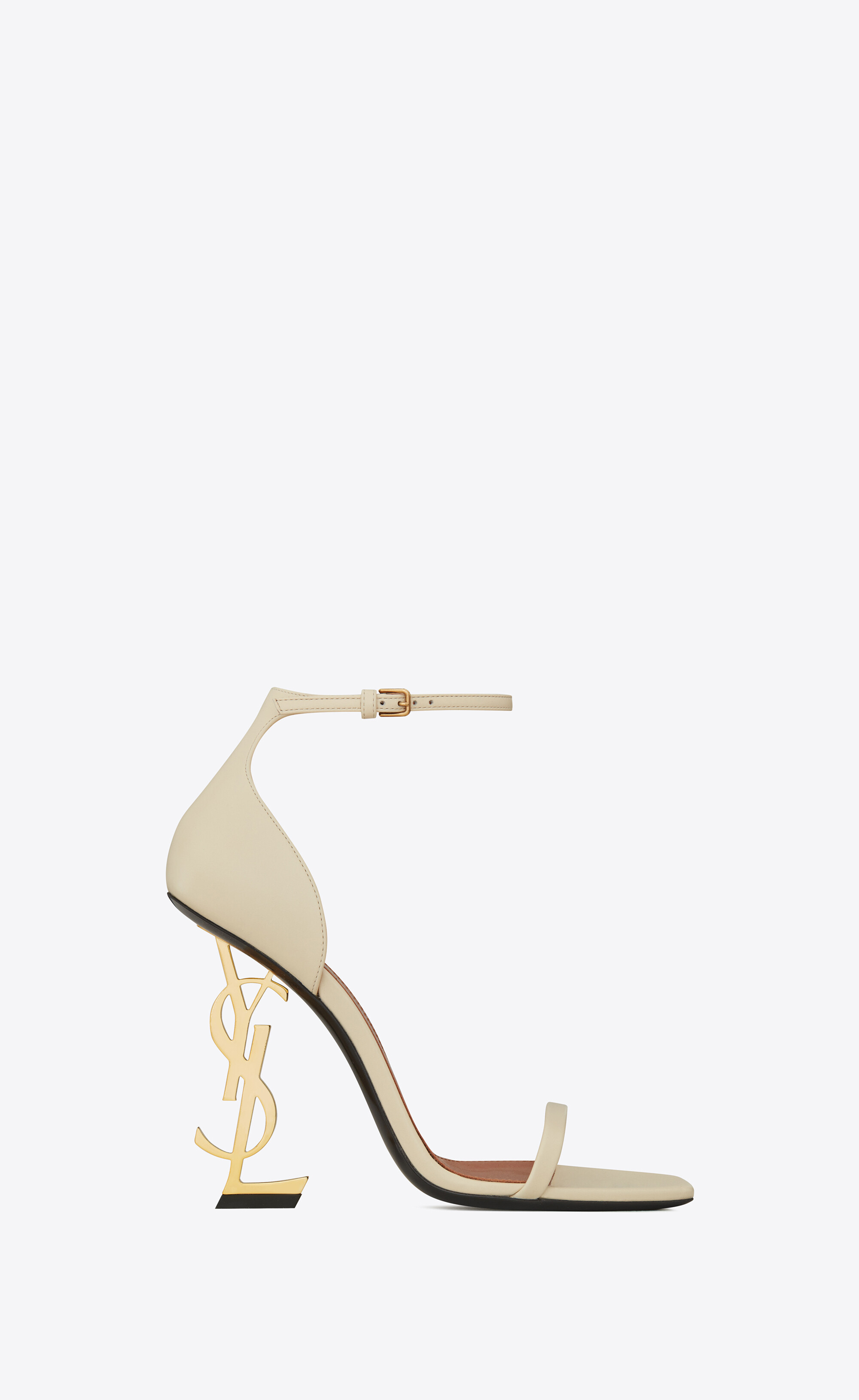 Yves Saint Laurent, Shoes, Saint Laurent Womens Opyum Logo Heels