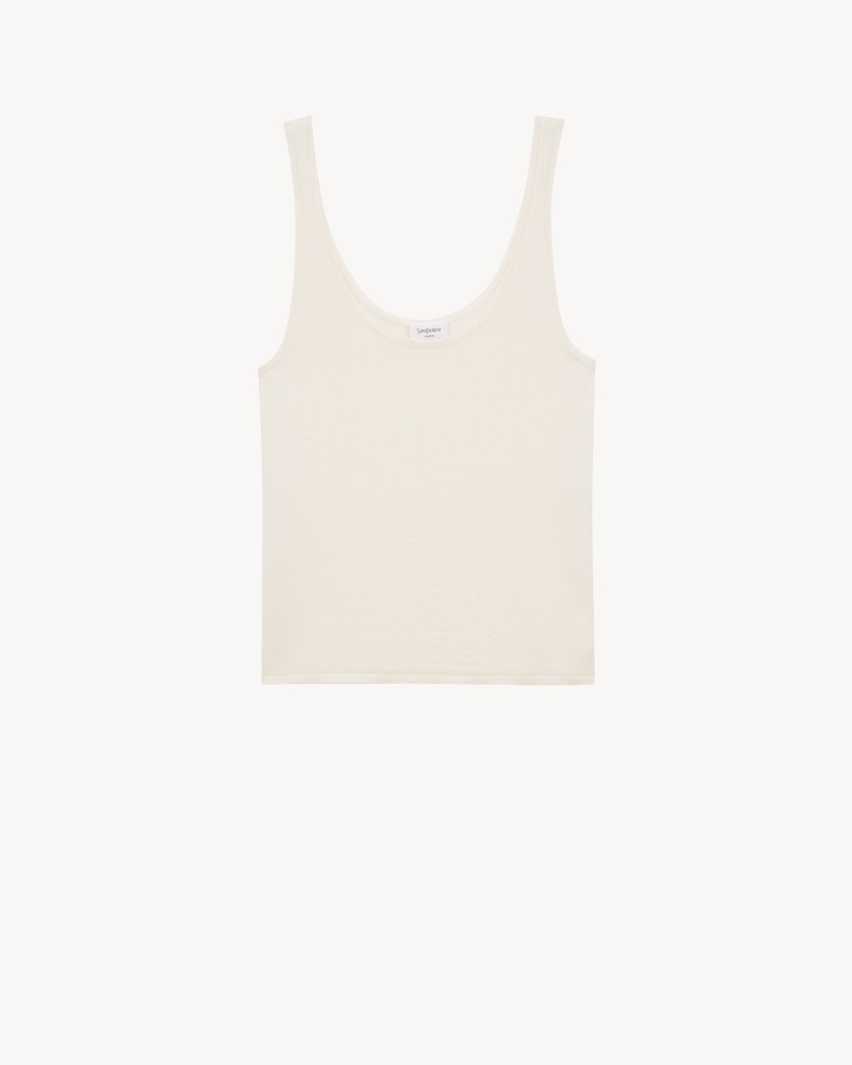 tank top in cashmere, wool, and silk