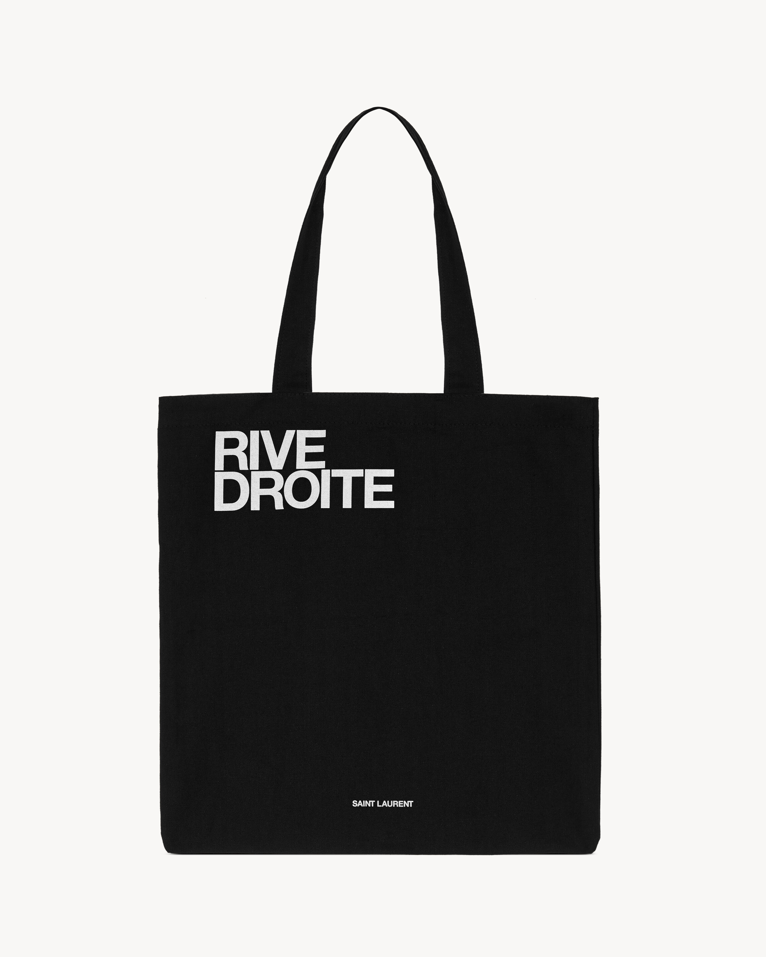 SAINT LAURENT RIVE DROITE トートバッグ ブラック-