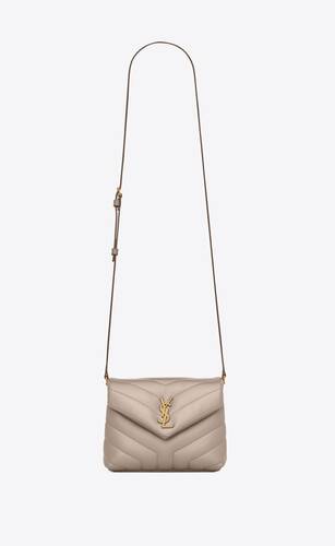loulou toy strap bag in matelassé "y" leather