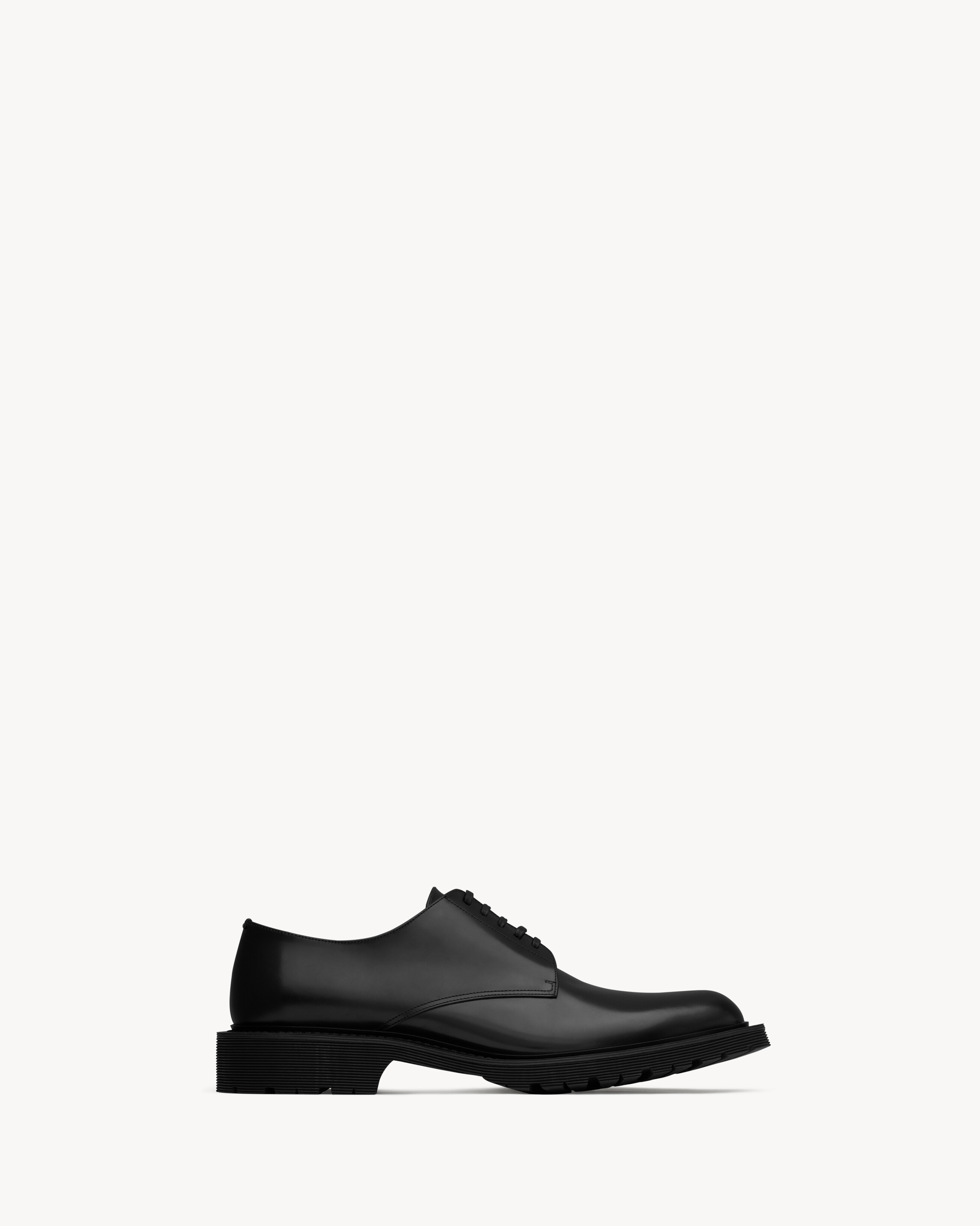 Sapato derby ARMY em couro liso