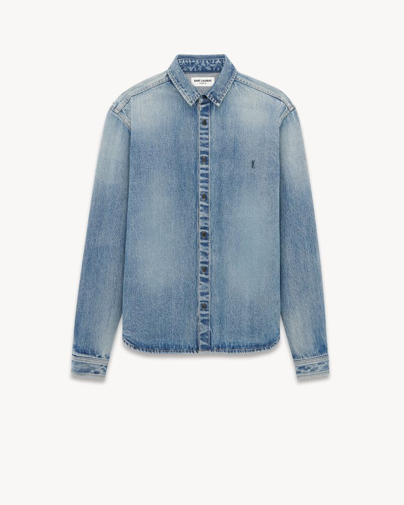 Cassandre overshirt in Trouville Beach Blue Denim