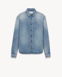 Cassandre Shirt in Trouville Beach Blue Denim