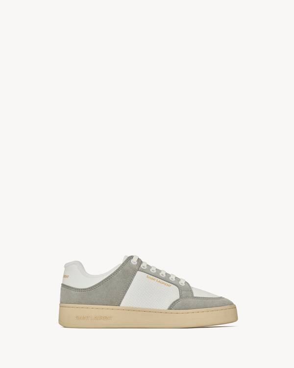 SL/61 sneakers in leather and suede | Saint Laurent | YSL.com