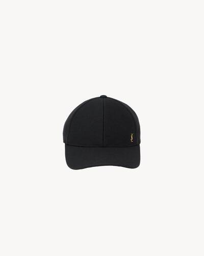 【大人気】SAINT LAURENT ベースボールキャップ【箱付き】 YSL ベースボールキャップ(フェルト) | Saint Laurent | YSL JP