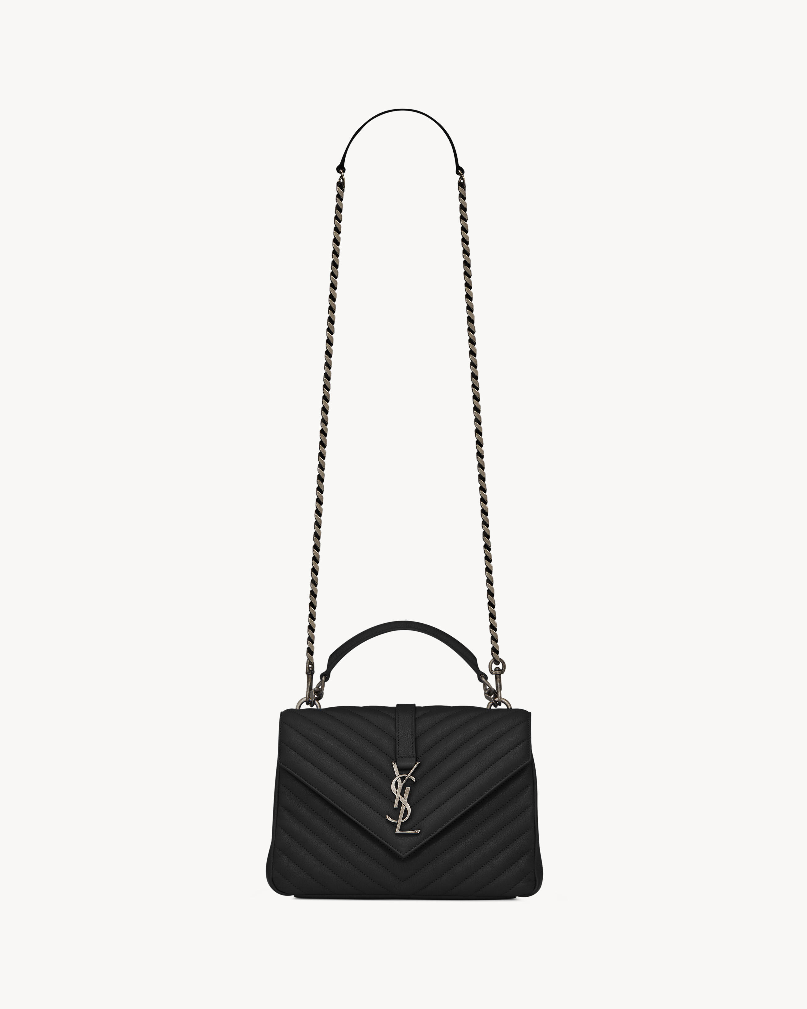 COLLEGE MEDIUM IN QUILTED LEATHER, Saint Laurent