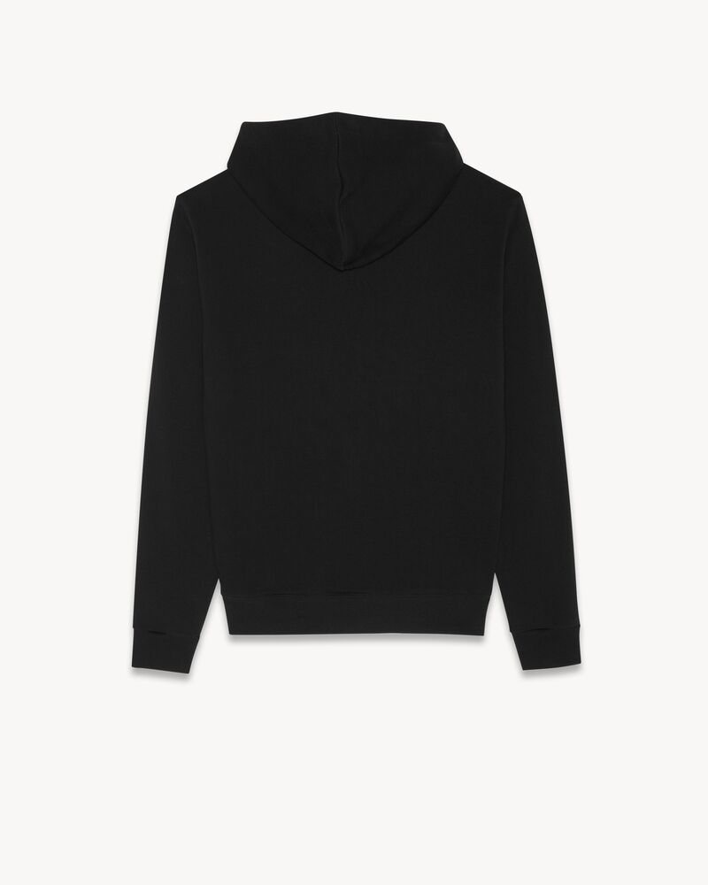 saint laurent cropped hoodie